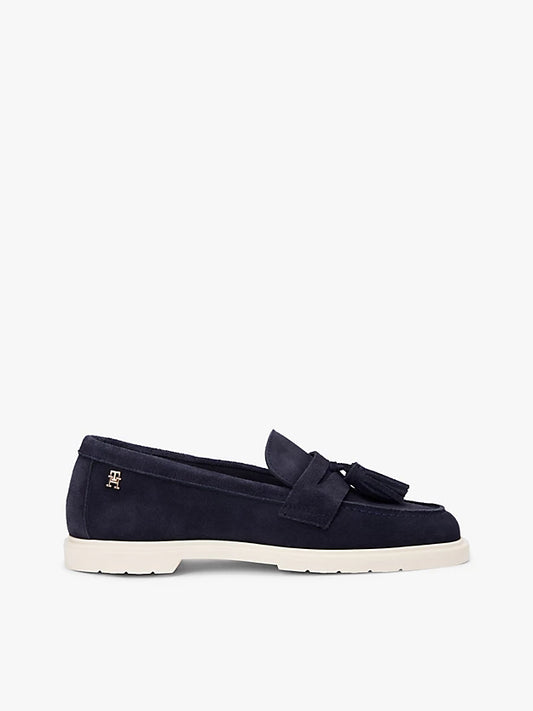 Lightweight Suede Tassel Loafers
