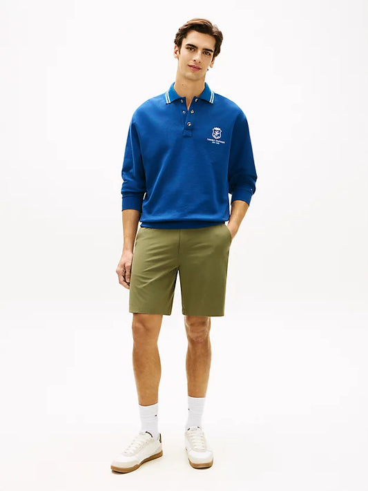 Dover Flag Embroidery Regular Fit Chino Shorts