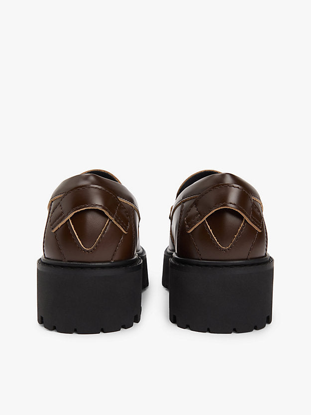 Archive Leather Chunky Cleat Loafers