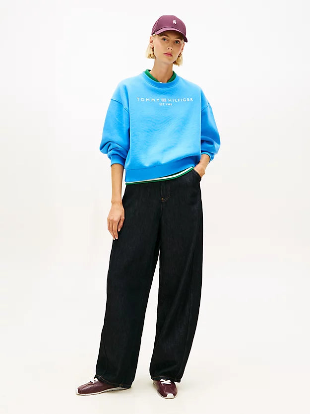 Logo Relaxed Fleece Sweatshirt