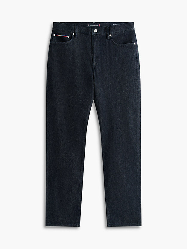 New York Label Denton slim straight selvedge jeans