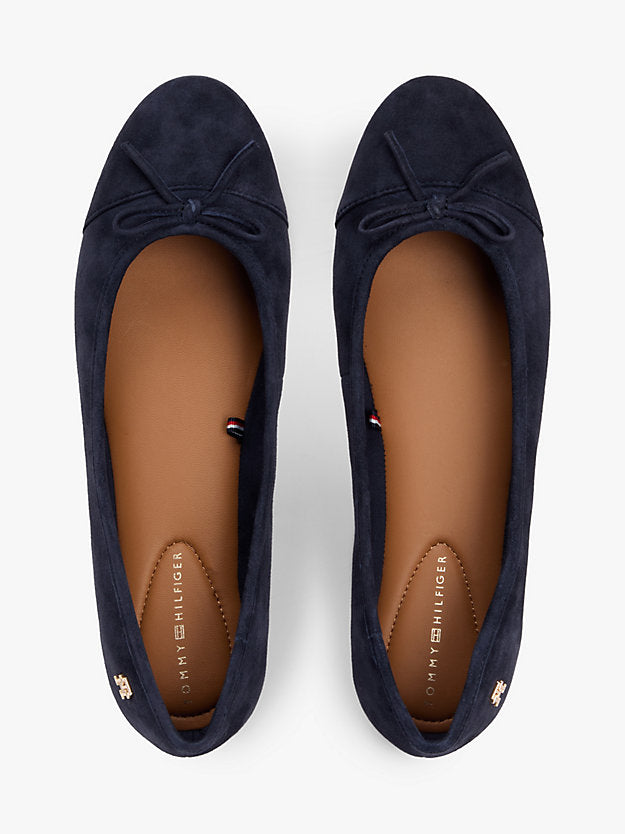 Monogram Suede Ballerinas