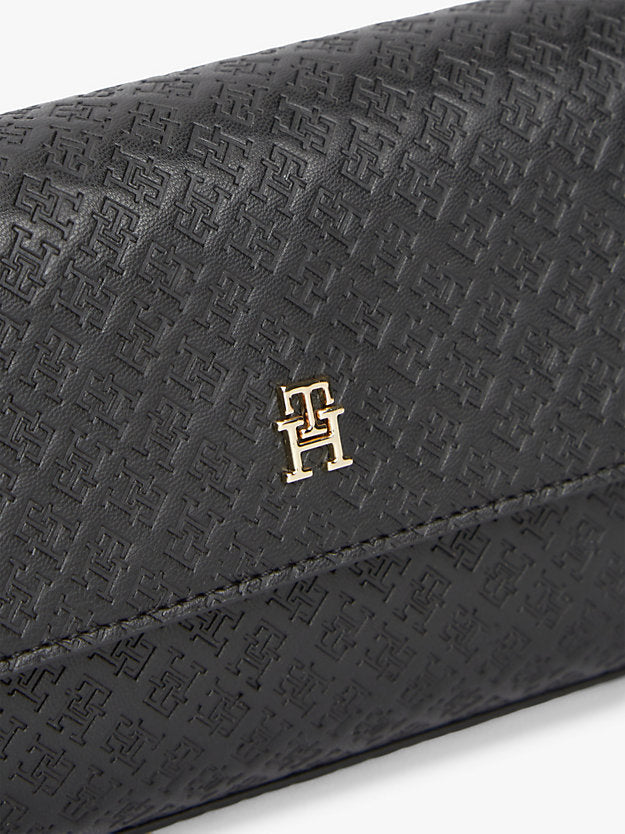 Debossed Logo Flap Pouch