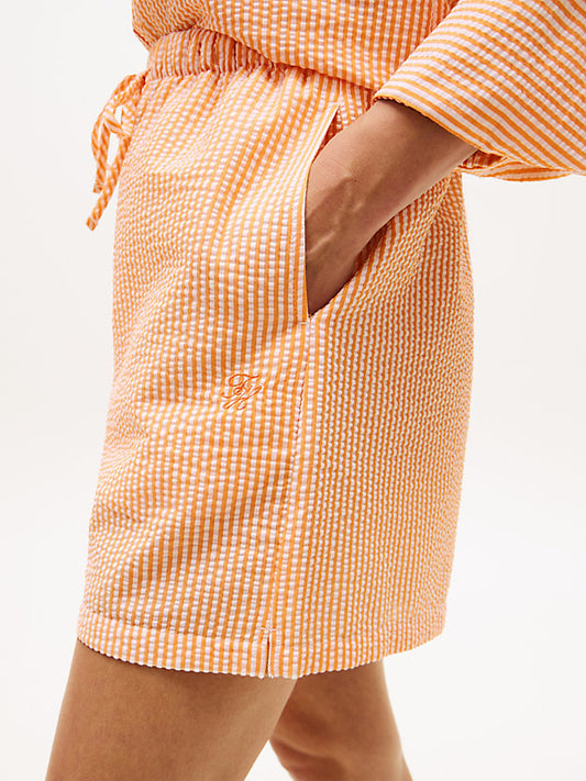Seersucker Cover-Up Shorts