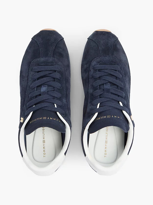 Suede Monogram Low Profile Trainers