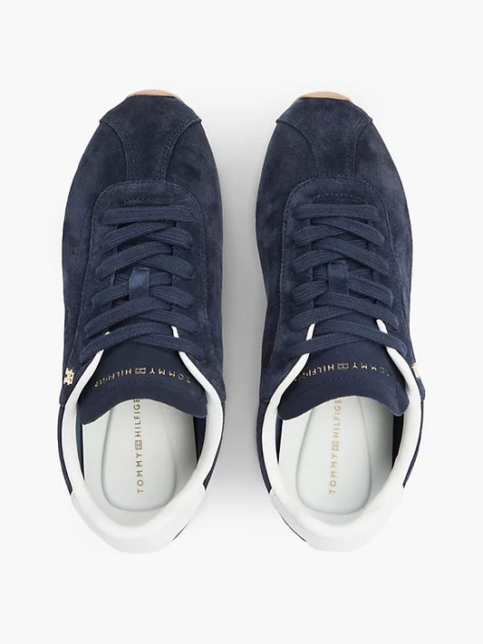 Suede Monogram Low Profile Trainers
