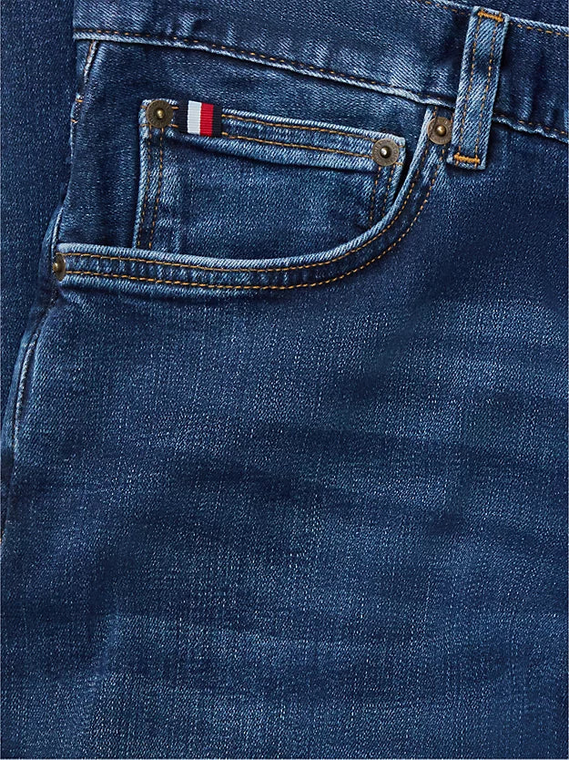 Denton Whiskered Straight Leg Jeans