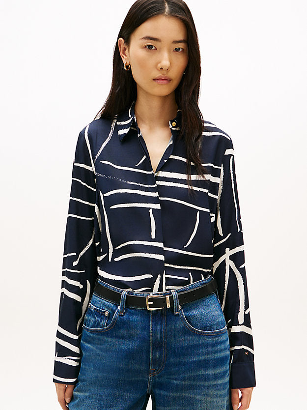 Regular Fit Gold-Tone Button Shirt