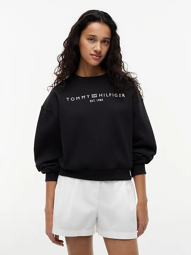Logo Relaxed Fleece Sweatshirt