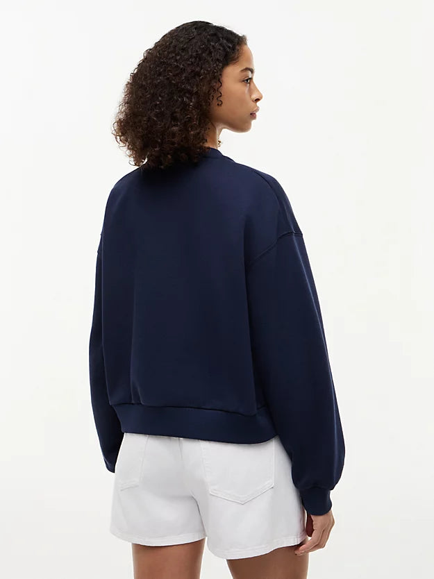 Logo Relaxed Fleece Sweatshirt