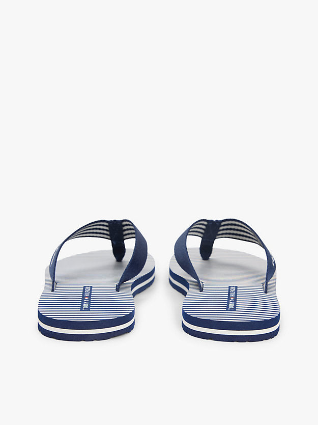 Webbing Strap Ithaca Stripe Flip-Flops