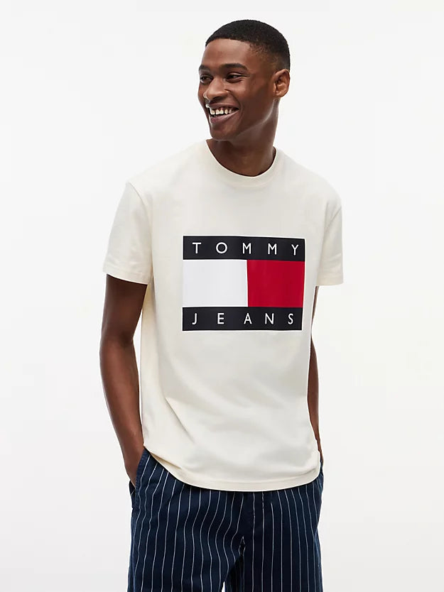 Flag Badge Crew Neck T-Shirt