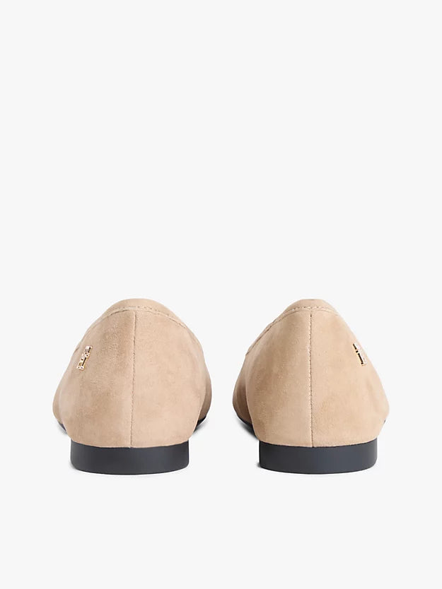 Monogram Suede Ballerinas