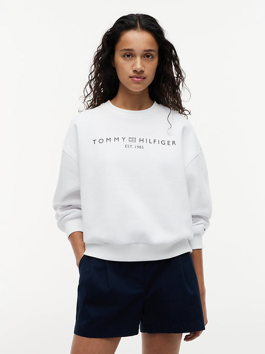 Logo Relaxed Fleece Sweatshirt