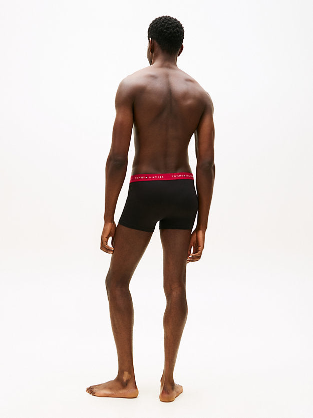 3-Pack Signature Repeat Logo Waistband Trunks