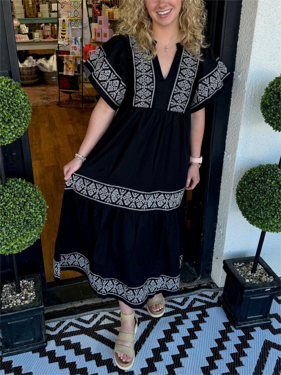 Robe longue bohème à col en V pour femme (2 achetées, livraison gratuite)