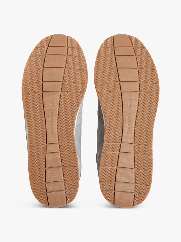 Suede Mixed Texture Fine Cleat Trainers
