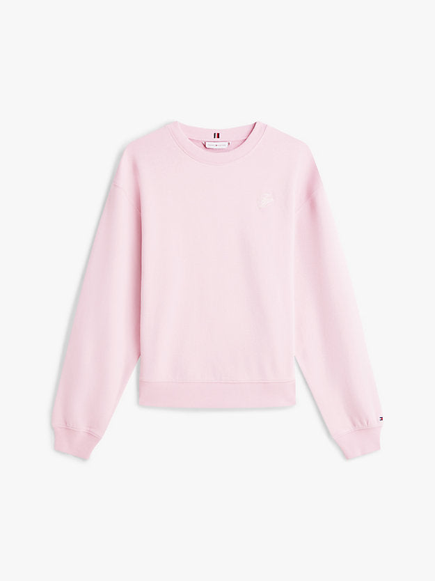 Logo Embroidery Terry Sweatshirt