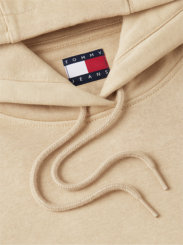 Flag Embroidery Fleece Drawstring Hoody