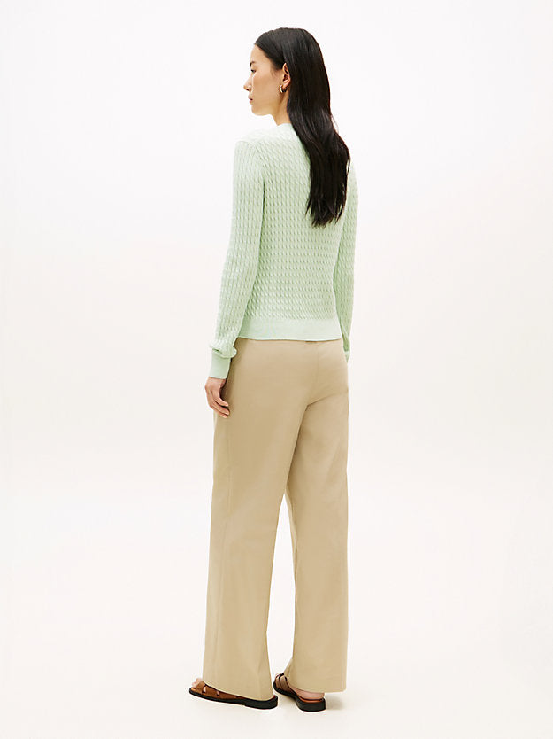 Cable Knit Crew Neck Jumper