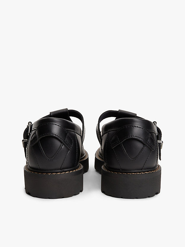 Archive Leather Cleat T-Bar Shoes