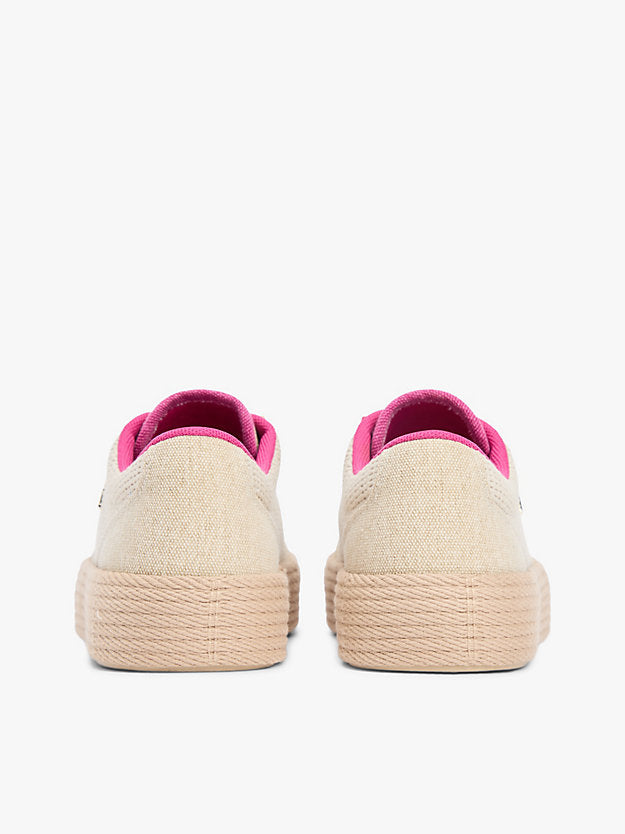 Monogram Canvas Rope Platform Trainers