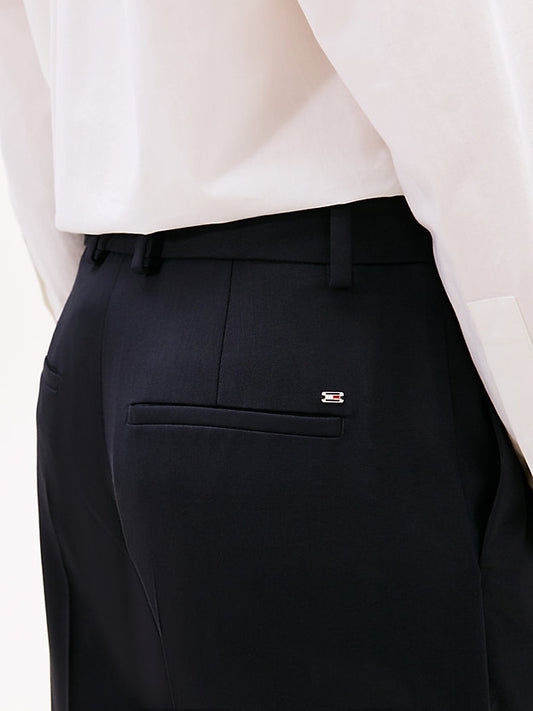 Timeless Pleated Relaxed Straight Leg Trousers