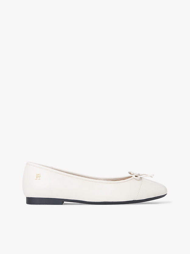 Monogram Leather Ballerinas