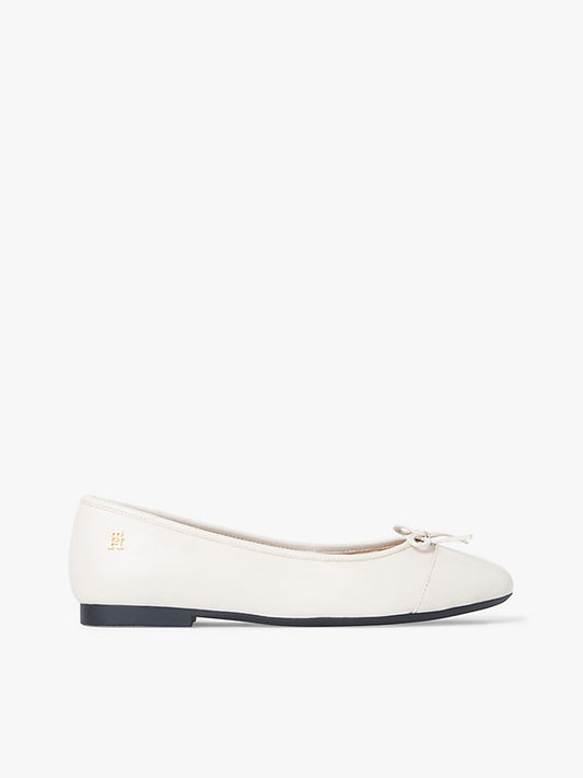 Monogram Leather Ballerinas