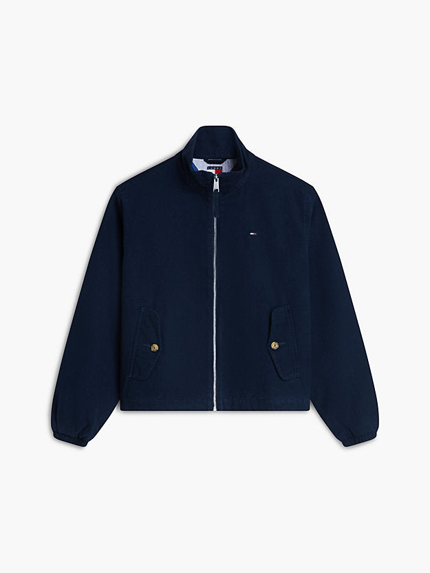 Peached Canvas Zip-Thru Jacket