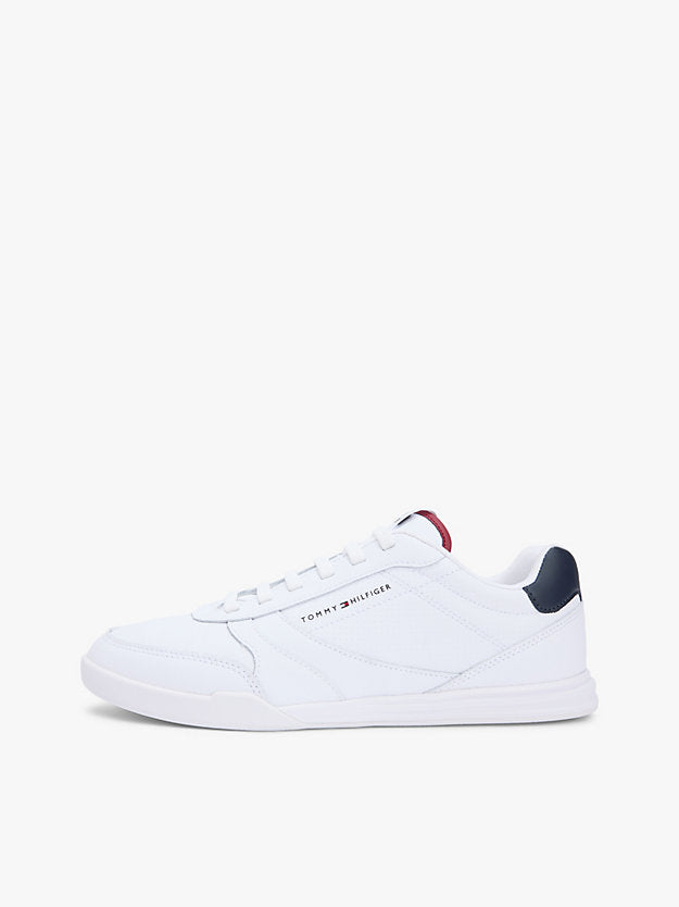 Contrast Heel Trainers WiLeather