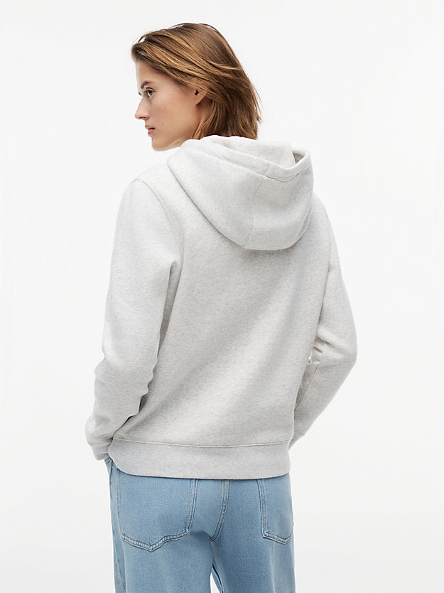 Flag Embroidery Fleece Drawstring Hoody