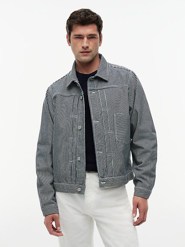 Stripe Denim Jacket