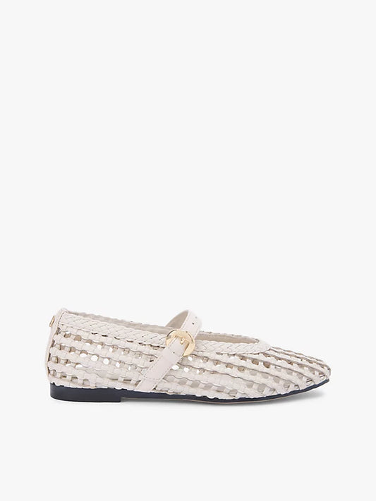 Woven Mary Jane Ballerinas