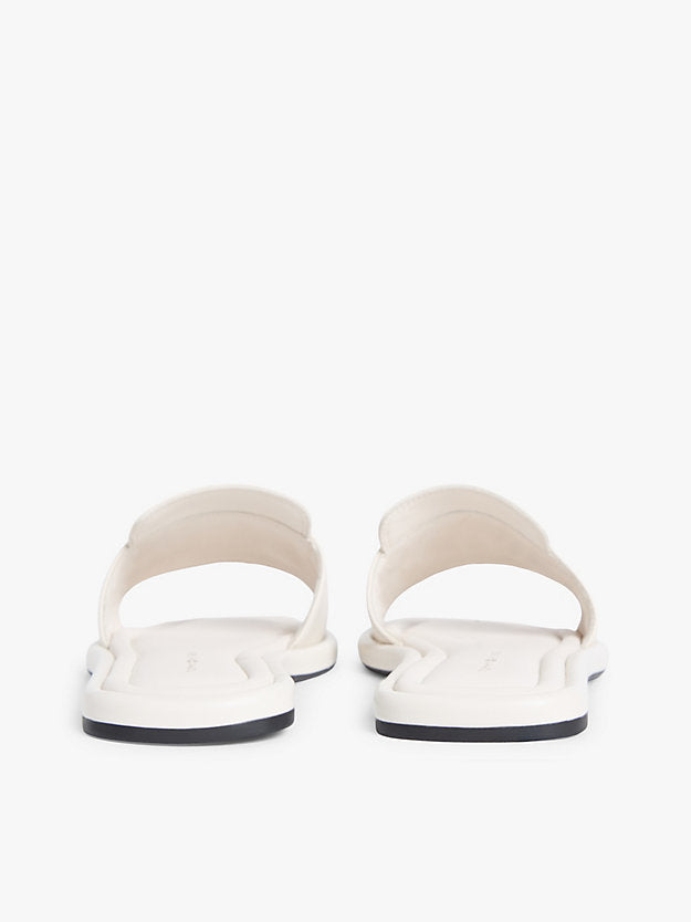 Monogram Horsebit Flat Leather Mules
