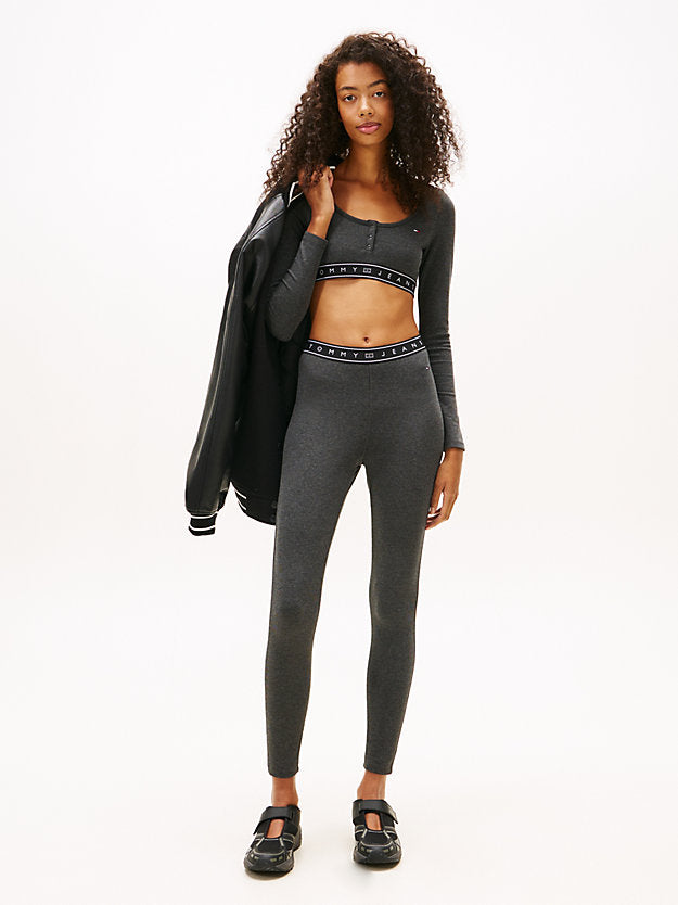 Long Sleeve Slim Crop Top
