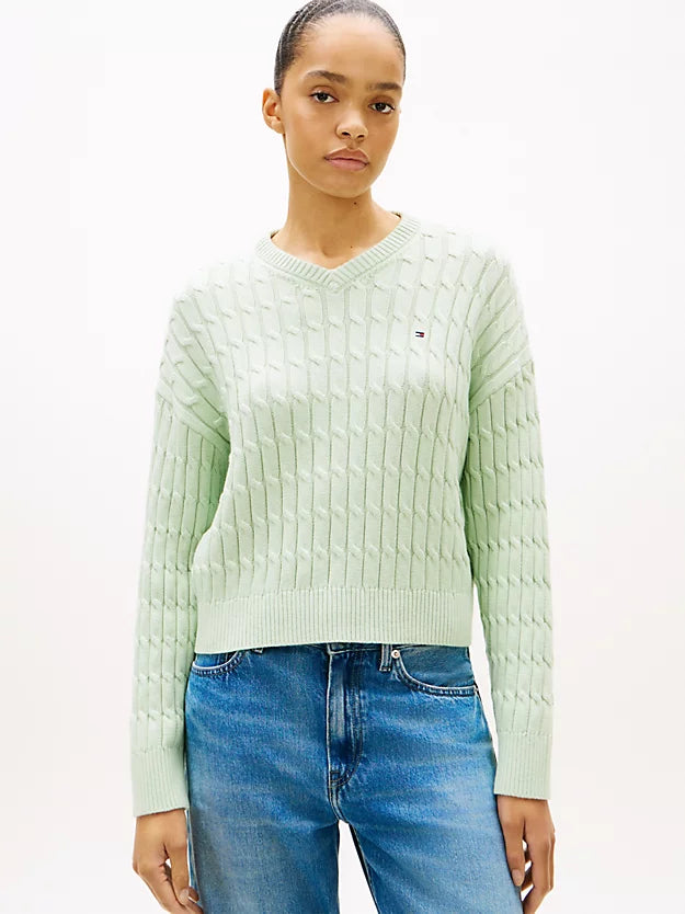 Cable Knit Relaxed Jumper
