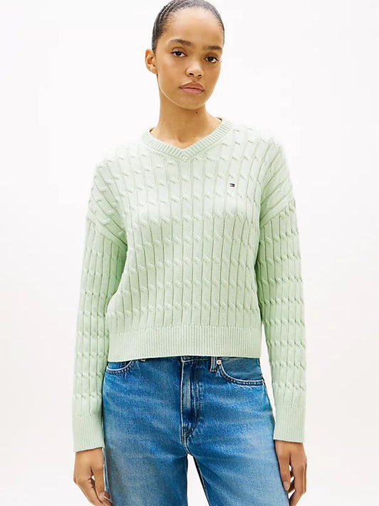 Cable Knit Relaxed Jumper