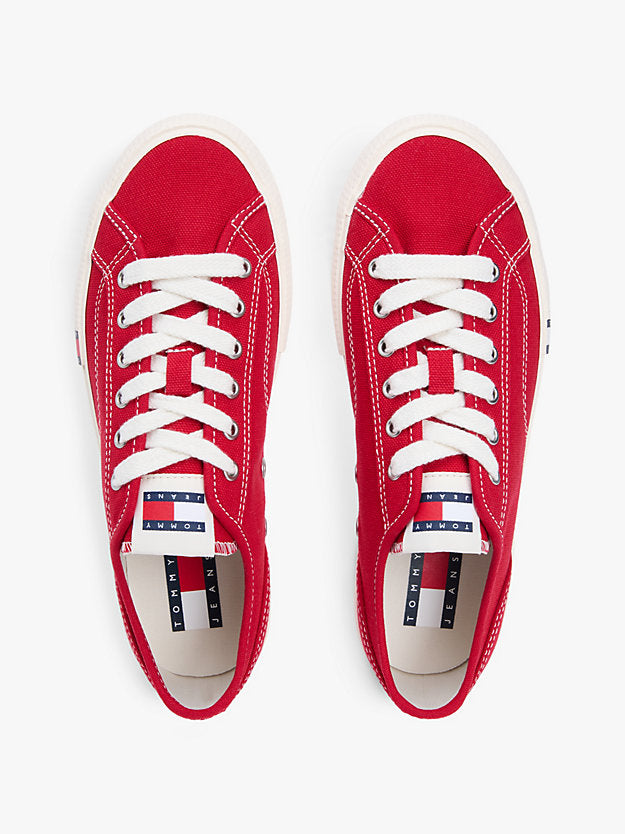 Archive Flag Stripe Canvas Trainers