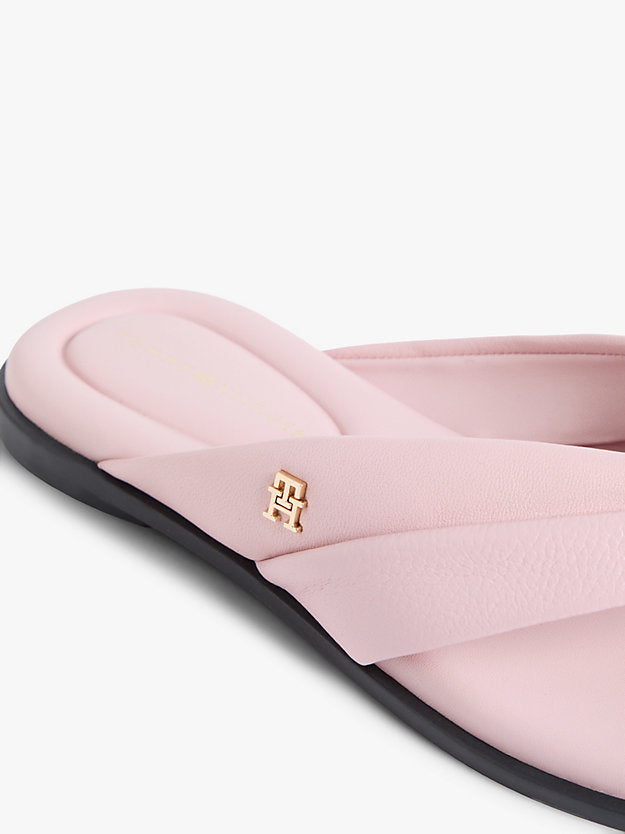 Leather Toe Post Flat Sandals