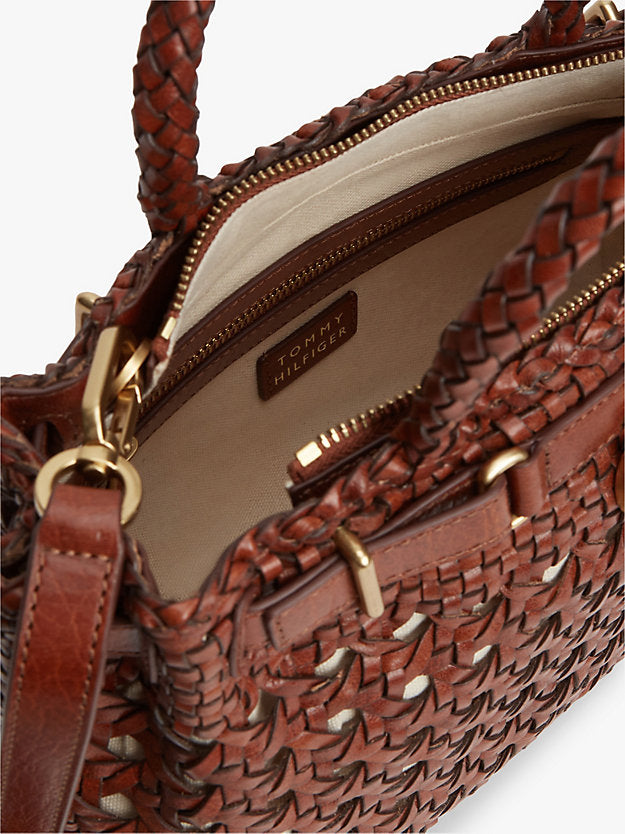 The American Icon Braided Leather Tote Bag