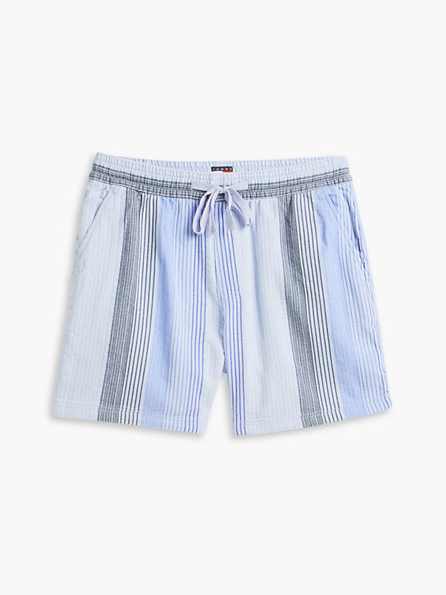 Dobby Stripe Relaxed Shorts