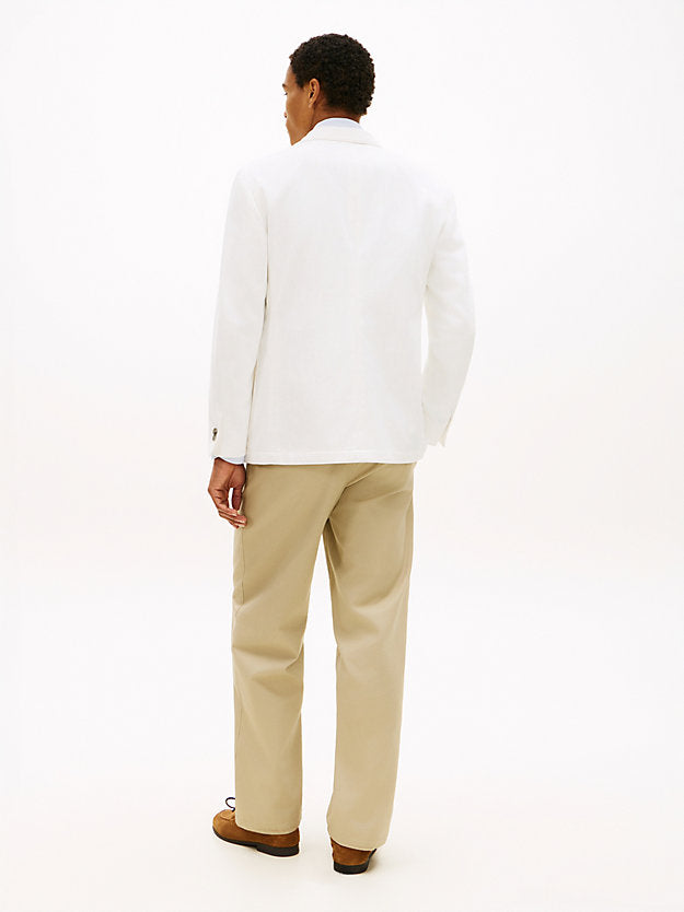 Regular Fit Twill Single Breasted Blazer