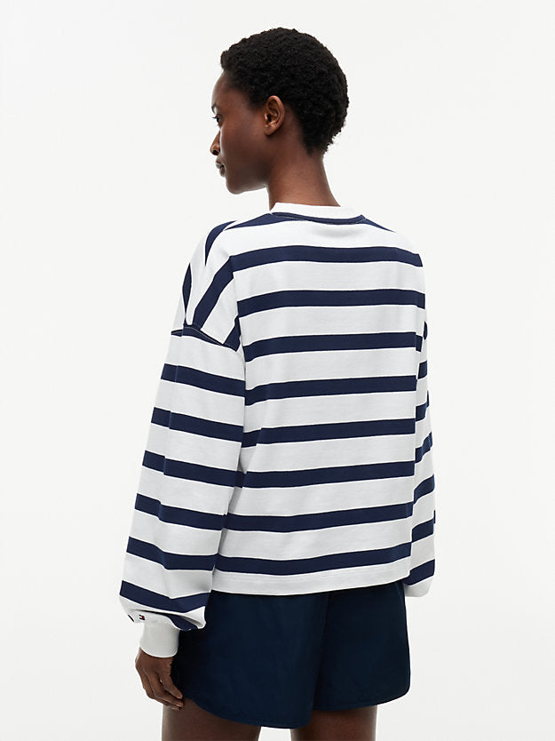 Logo Relaxed Crew Neck Sweatshirt