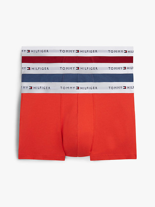 3-Pack Signature Repeat Logo Waistband Trunks