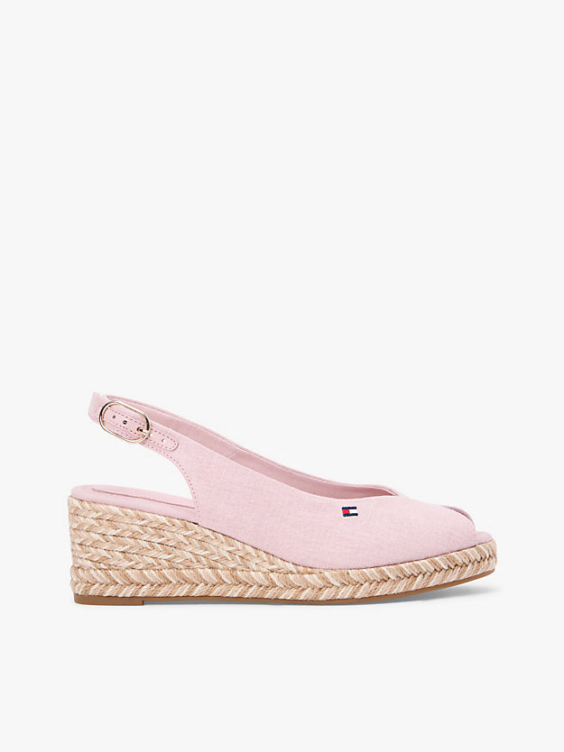 Hemp Slingback Wedge Espadrilles
