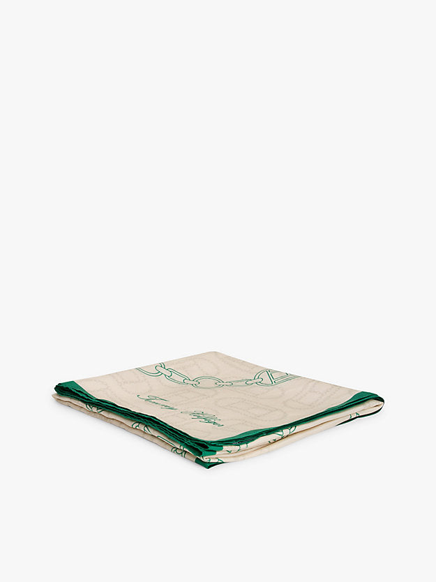 Woven Chain Pure Silk Scarf