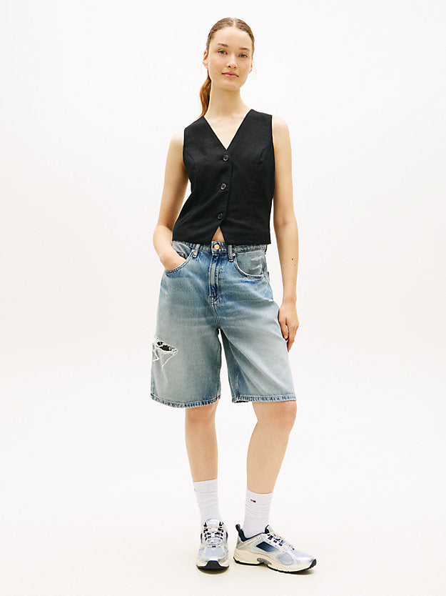 Linen Blend Waistcoat