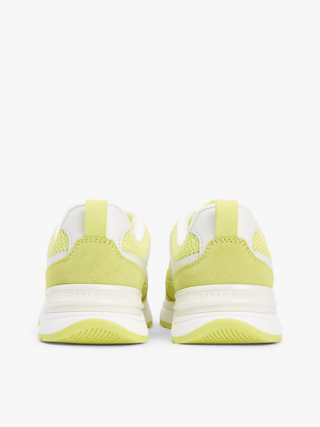 Tonal Monogram Mixed Texture Trainers