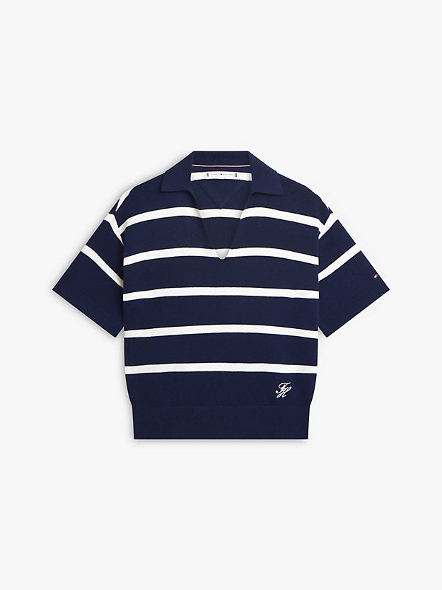 Premium Knit Relaxed Polo Jumper